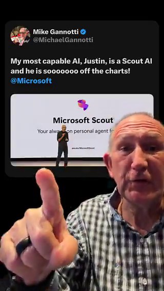 Do yourself a favor make your IT admin enable you for Frontier in Microsoft 365 and as soon as it’s available… get Scout!! Trust me on this. Scout is going to be not only your go to for AI. Scout will become your go to for … everything! @Microsoft @Microsoft365