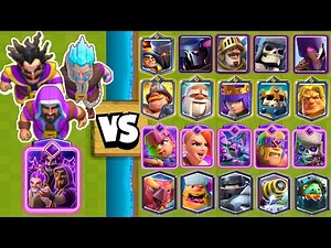 TRIO de MAGOS vs TODAS LAS CARTAS | Clash Royale