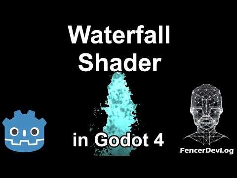 Godot 4: Waterfall shader (tutorial)