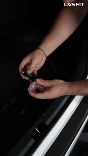 comparison of OEM LED cargo light and lasfit LED🤔 #lasfit #led #installation