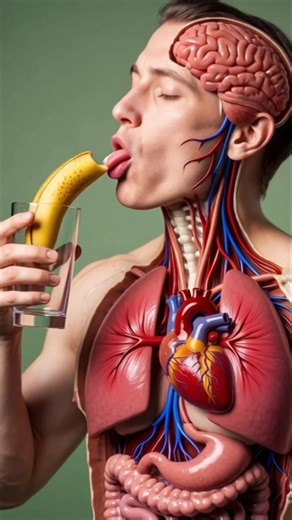 Banana Digestion in 3D | Animated Medical Anatomy & Nutrient Absorption”