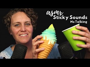 ASMR Sticky Tapping and Gripping | No Talking
