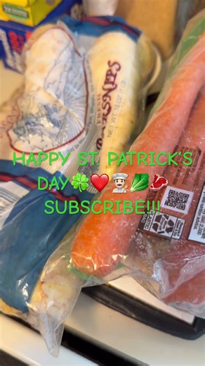 HAPPY ST. PATRICKS DAY!!👨🏻‍🍳🍀❤️🥩🥬 SUBSCRIBE!!! #stpatricksday #food #cooking