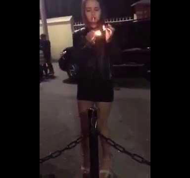 Sheesh: Girl Gets Knocked Out Cold From A Straight Right Hand!