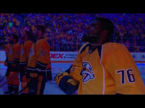 Kelly Clarkson sings anthem, Kings of Leon wave towels to pump up Nashville