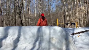 Snow snake is an ancient winter sport played throughout the territories of the Haudenosaunee, or Six Nations, in upstate New York and Canada. It involves hurling lead-tipped, javelinlike pieces of wood, at least 6 feet long or more, along a handmade track of snow such as the one at Oldro Hill, which runs slightly uphill for hundreds of yards. The tradition with roots in communicating with winter is one that is still passed down from fathers to sons. Read more: https://buffalonews.com/2020/03/06/