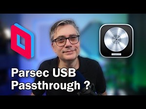 How to use a midi controller in a Parsec session with Logic Pro.