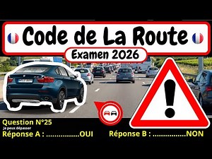 ✅ TEST GRATUIT DU CODE DE LA ROUTE 2026 🚗 #171