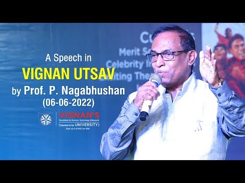 Vignan Utsav Is the Soul of VFSTR | Vice-Chancellor Prof. Nagabhushan Garu