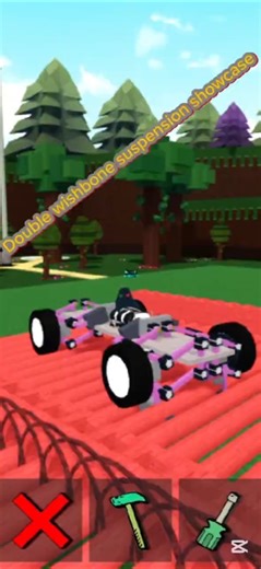 Double wishbone suspension showcase