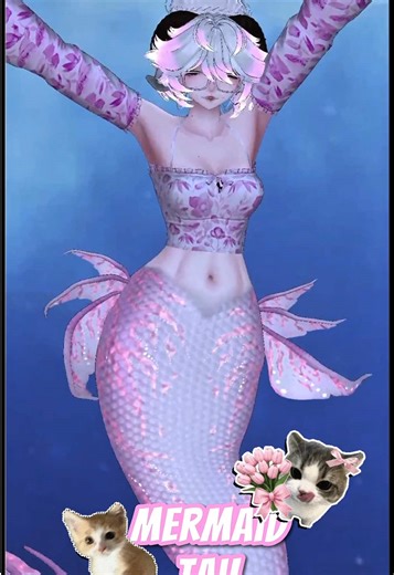 Playing Mermaids in VRChat with Friends