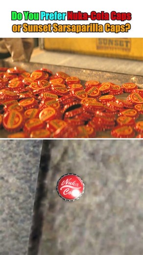 Do You Prefer Nuka-Cola Caps or Sunset Sarsaparilla Caps? #Fallout #FalloutTVShow