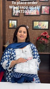 4900/- priced Muslin Suit from our Blue Pansy collection. Limited stock | Studio CKC