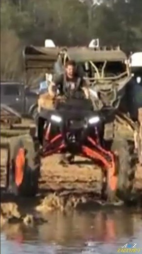 Full Throttle Into the Mud! 😳 ATV Bounty Hole Chaos #Shorts