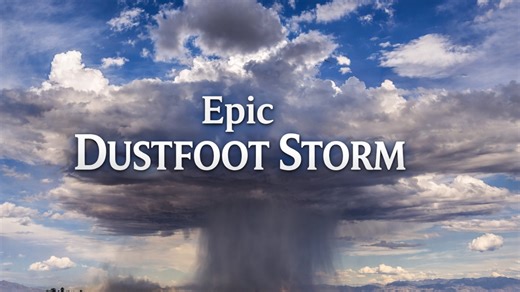 Epic Dustfoot caught on camera – storm chasing adventure