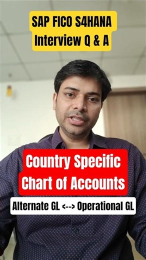 How alternate GL account is mapped with Operation GL account? SAP FICO S4HANA Interview Question