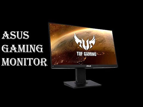 Asus TUF VG32VQ1B gaming monitor install