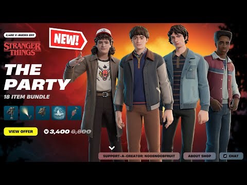 Fortnite | Stranger Things Bundle Showcase ( Vecna & The Boys Are Here!)