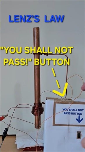 #Lenz's Law #electromagnetism #science #amazing #diy #antigravity #pop #gandalf #movies #funny