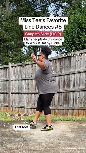 Gangsta Slide Line Dance Tutorial