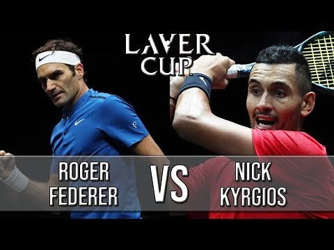 Roger Federer Vs Nick Kyrgios - Laver Cup 2018 (Highlights HD)