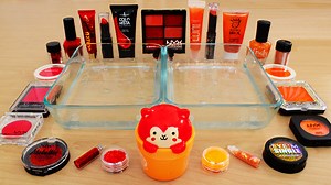 8K views · 416 reactions | Mixing Cosmetics to Color Slime ASMR - Red vs Orange #love #asmr | Lena Slime and Makeup ASMR | Facebook