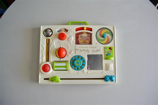 Vintage 1973 Fisher Price Activity Center. Vintage 70s Retro Plastic Crib Toy Fisher Price Toys. Children's Room Vintage Toy. - Etsy