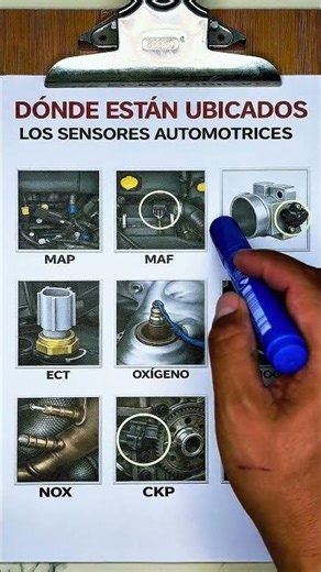 Automotive sensor locations 💯🔥 #mechanic #mechanics #automobile #sensor #engine