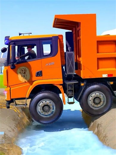 Spintires: MudRunner -SHACMAN DELONG X3000 Towing a Truck on a Snowy Road Ep 687