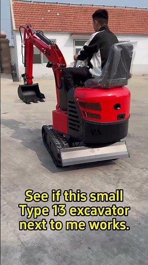 A small excavator that can handle dozens of types of farm work #digger #miniexcavator