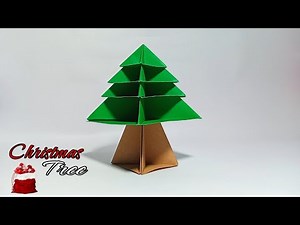 How to fold an origami christmas tree | christmas crafts