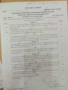 Today's CAED Question papers