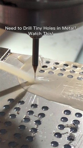 How to Drill Ultra-Small Holes in Metal — Precision Matters! #microholedrilling #cncdrillbit #fypシ #smallholedrilling #cncdrillingmachine #cncdrillingmachine | 卢旭东