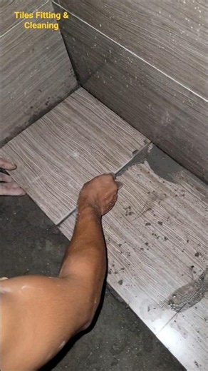 I installed new design floor tiles measuring 12x12.#installetiles #tilesfitting #floortilefitting