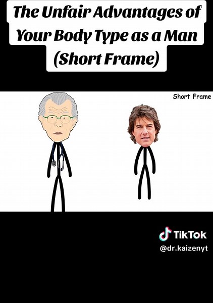The Unfair Advantages of Your Body Type as a Man (Short Frame) #learnontiktokcontest #bodytype #shortmen #tomcruise #explainer