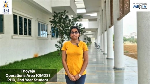 What does research in Operations Management at IIM Trichy looks like | #iimtrichy #phd #operations | Indian Institute of Management Tiruchirappalli