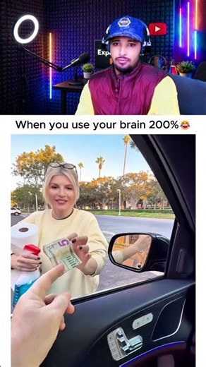 When you use your brain 200%😂😂#funny #viral #shorts