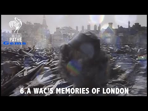 A WAC's Memories of London (1944) | British Pathé Gems Nº6
