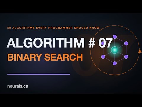 Binary Search: Find Any Item in log n Steps (50 Algorithms #7)