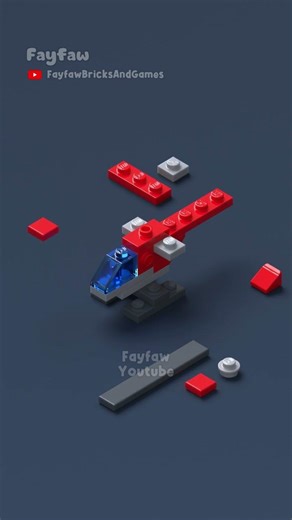 LEGO Helicopter! Lego DIY #shorts