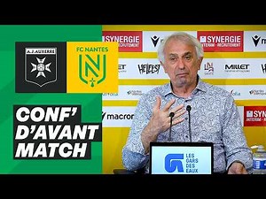 🎥🎙️ [Matchday 29] Vahid Halilhodzic before AJ Auxerre - FC Nantes