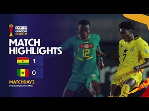 Ghana 1-0 Senegal Highlights l TotalEnergies AFCON U-20 l Matchday 2