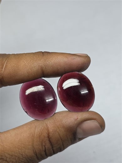 100 % Natural Garnet Gemstone Pear Cabochon Making Pendant, Ovel Shpae - Etsy