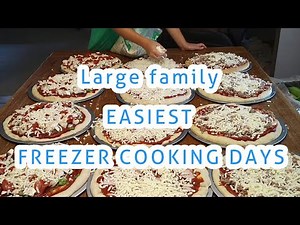 Large Family SIMPLIFIED FREEZER MEAL COOKING for the SUMMER