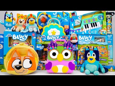 Bluey Toy Collection Unboxing Review 💙 Chattermax Figure Carrying Case & Bluey's Keytar