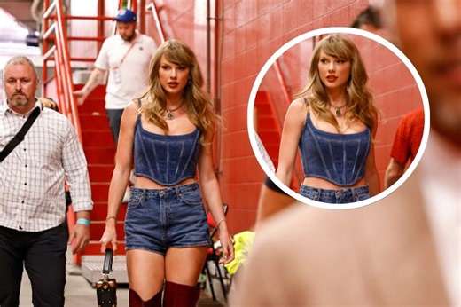 Taylor Swift Makes NFL Season Debut Rocking Elite All-Denim Look