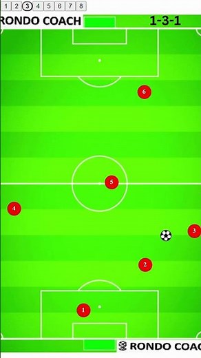6v6 Soccer Formation Attack