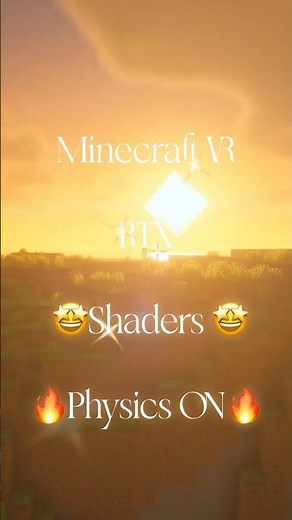 Minecraft VR Quest 3S (RTX ON = WOW ULTRA GRAFIKA) Oculus Horizon Meta