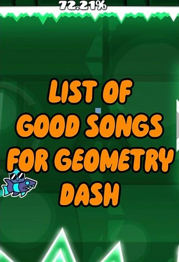 LIST OF GOOD SONGS FOR GEOMETRY DASH #geometrydash #gd