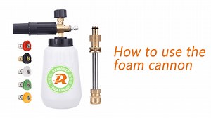Watch How to use the foam cannon on Amazon Live